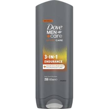 Dove Men + Care Sport Care Endurance хидратиращ душ гел за тяло, лице и коса след спорт 250 ml за мъже