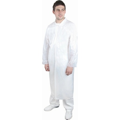 Ardon H4043 Jednorázový PE plášť STEVE 10 ks bílý