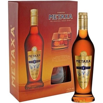 Metaxa 7* 40% 0,7 l (dárkové balení 2 sklenice)