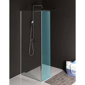 POLYSAN Modular Shower - Фиксирана душ стена MS2, 90 см, за свързване на фиксиран панел, прозрачно стъкло MS2A-90 (MS2A-90)