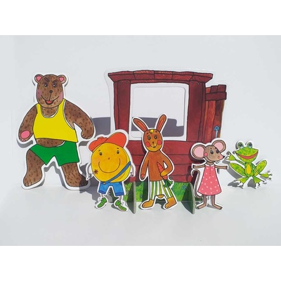Marionetino pohádka o koblížkovi Boudo budko loutky kulisa