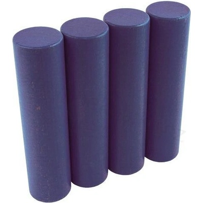 DrKO Dřevěný válec 16 cm 1ks fialová tmavá