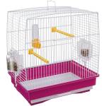 Ferplast - Cage Rekord 1 White - Оборудвана клетка за канарчета, екзотични и други малки птици - размер, 35, 5 x 24, 7 x 37 см