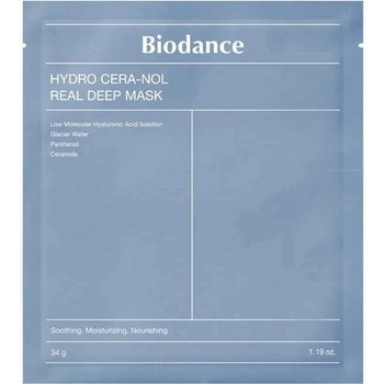Biodance Hydro Cera-Nol Real Deep Mask hydrogélová výživná a hydratačná maska 34 g 1 kus