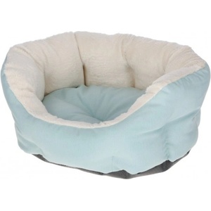 Kerbl Puppy Bed - Пухкаво, плюшено, легло за куче - тюркоаз, 54х40х20 см, Германия 80446