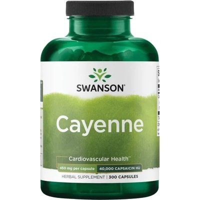 Swanson Cayenne 450 mg 300 kapsúl .
