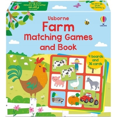 Farm Matching Games and Book Usborne Publishing