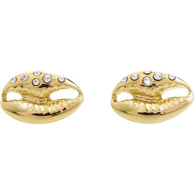 JSB Bijoux Mušličky se Swarovski Crystals pozlacené 61400739g-cr