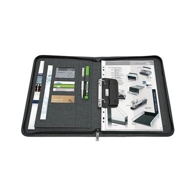 WeDo College - portfolio s vyjímatelným pořadačem - zip, A4 černé