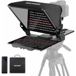 NEEWER teleprompter with Arca type camera holder, Cold Shoes, RT113 remote control for the NEEWER Prompter app online teaching/vlogger/live streaming prompter compatible with iPad Tablet X12II