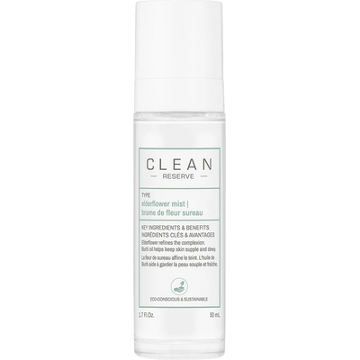 Clean Reserve - Цветя от бъз Хидратиращ Мъглив спрей За лице 50 ml