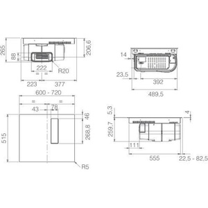 Elica NikolaTesla Fit 3Z Back Exit BL/F/60 (PRF0187245)