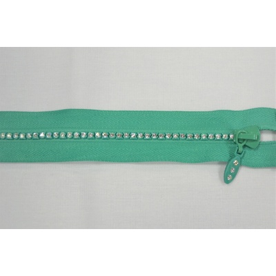 Zips ozdobný s kameňmi 65cm