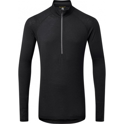 ARTILECT Мъжко мериносово термобельо ARTILECT Boulder 125 1/4 Zip Merino base layer - Black - размер XS (015-1233-0111)