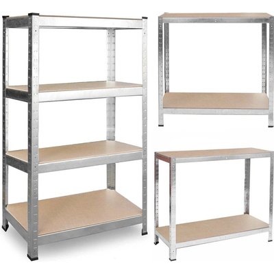 shumee Kovový skladový regál 180 x 90 x 40 Plonos 470200