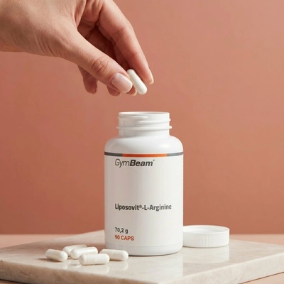 GymBeam Liposovit L-arginíne 90 kapsúl