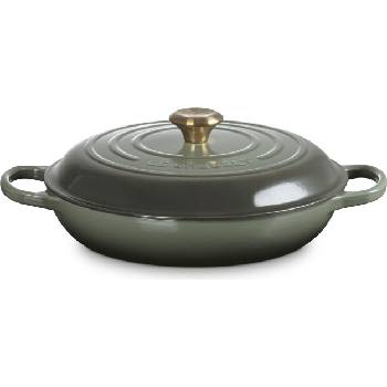 Le Creuset Съд за готвене Gourmet Signature нисък 30 см сивкавозелен (21180301734441)