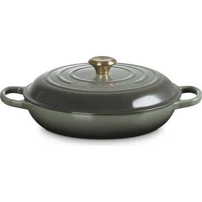 Le Creuset Съд за готвене Gourmet Signature нисък 30 см сивкавозелен (21180301734441)