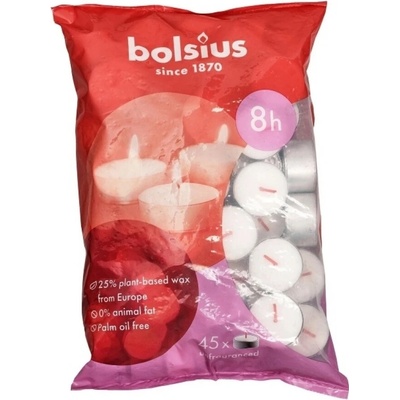 Čajová svíčka Bolsius 45 ks 8 hod (23x40 mm)