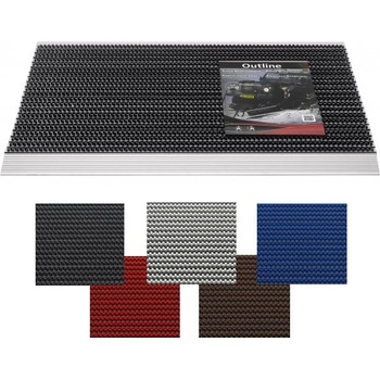 Vopi 325 Outline 107 černá 50 x 80 x 2,2 cm