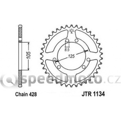 JT Sprockets JTR 1134-52 – Hledejceny.cz