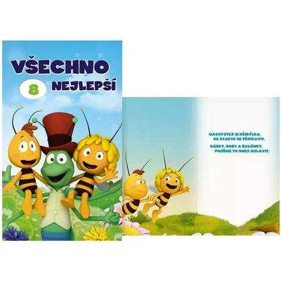 Přání k narozeninám otočné mix Mája a Vilík