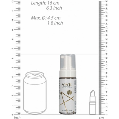 Vive - čistiaca pena na sexuálne hračky 140 ml