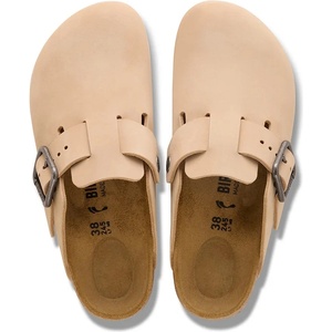 Birkenstock чехли сабо от набук Boston