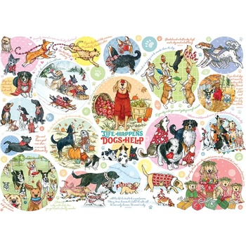 Cobble Hill - Puzzle Dog Thoughts - 1 000 piese