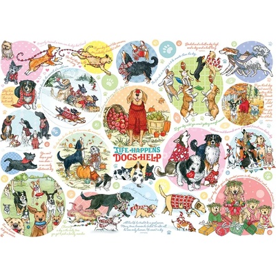 Cobble Hill - Puzzle Dog Thoughts - 1 000 piese