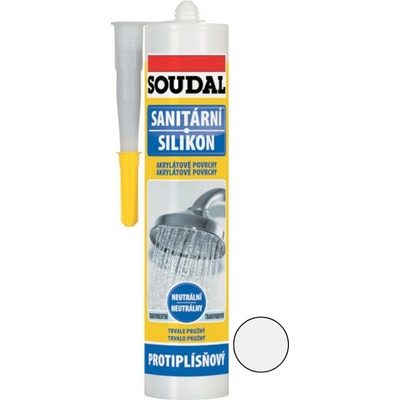 Soudal Neutrální sanitární +S 310 g bílá