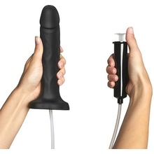 strap-on-me Squirting Cum Dildo Realistic Black L