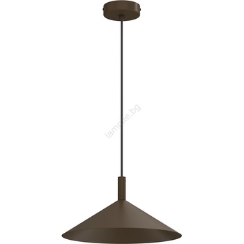 Luminex Пендант на кабел ANEGA 1xGX53/15W/230V Ø 30 см кафяв (LU8182A)
