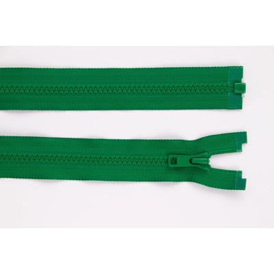de-park Zip YKK - 60cm - dělitelný - trávově zelená - 617