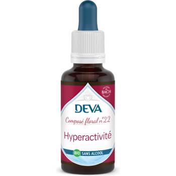 Deva Хиперактивност, флорални есенции, капки по метода на Бах №22 (без алкохол) 30 ml | Deva (777473 (152216))