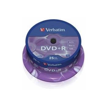 Verbatim DVD+R, 4.7 GB, 16x, AZO покритие, 25 броя в шпиндел, office1_2065220057