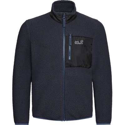 Jack Wolfskin Детско поларено яке Jack Wolfskin Kid's Lite Curl Fullzip Fleece jacket - Dark Navy - размер 164 (EU) (703-6907-0216)