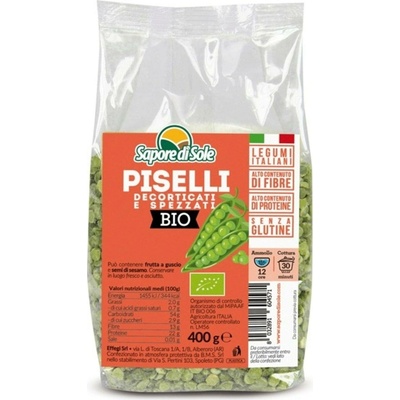 Sapore di Sole Bio zelený hrášek 400 g