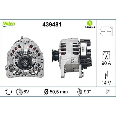 VALEO Alternátor VALEO 439481