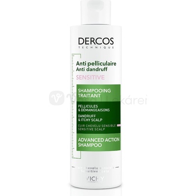 Vichy Dercos Anti-Dandruff Sensitive 200 ml šampón proti lupinám pre citlivú pokožku