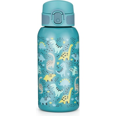 Petite & Mars Fľaša nerezová termo s náustkom 500 ml Dino Park 36m+