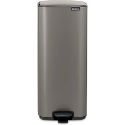 Brabantia Кош за боклук Brabantia Bo Pedal 1010129, 30 л, Леко затваряне, Противоплъзгаща основа, Сив (1010129)