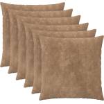 vidaXL Калъфка за възглавница 6 pcs HEERLEN Таупе 70 x 70 cm (913314)