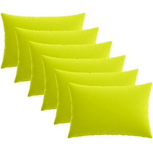 vidaXL Калъфка за възглавница 6 pcs HEERLEN Яркозелено. 50 x 80 cm (912036)