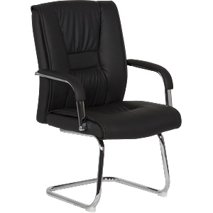 Bittel Посетителски стол Carmen 6540 - черен LUX (3520719) - tierradesign