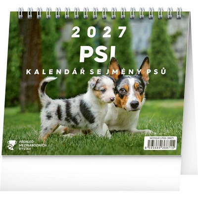 NOTIQUE stolní Psi se jmény psů 16,5 × 13 cm 2027