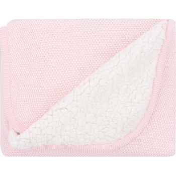 Kikka Boo Плетено памучно одеяло с шерпа Dream Big Pink (31103010046)