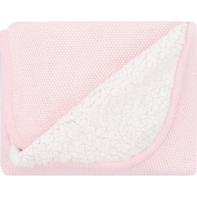 Kikka Boo Плетено памучно одеяло с шерпа Dream Big Pink (31103010046)