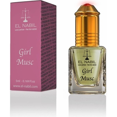 El Nabil Girl Musc parfémovaný olej dámský 5 ml roll-on