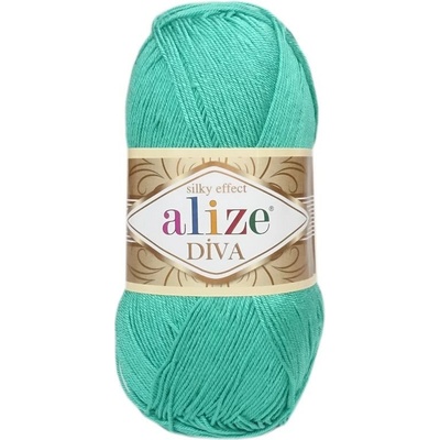 Alize Diva 610 tmavě tyrkysová